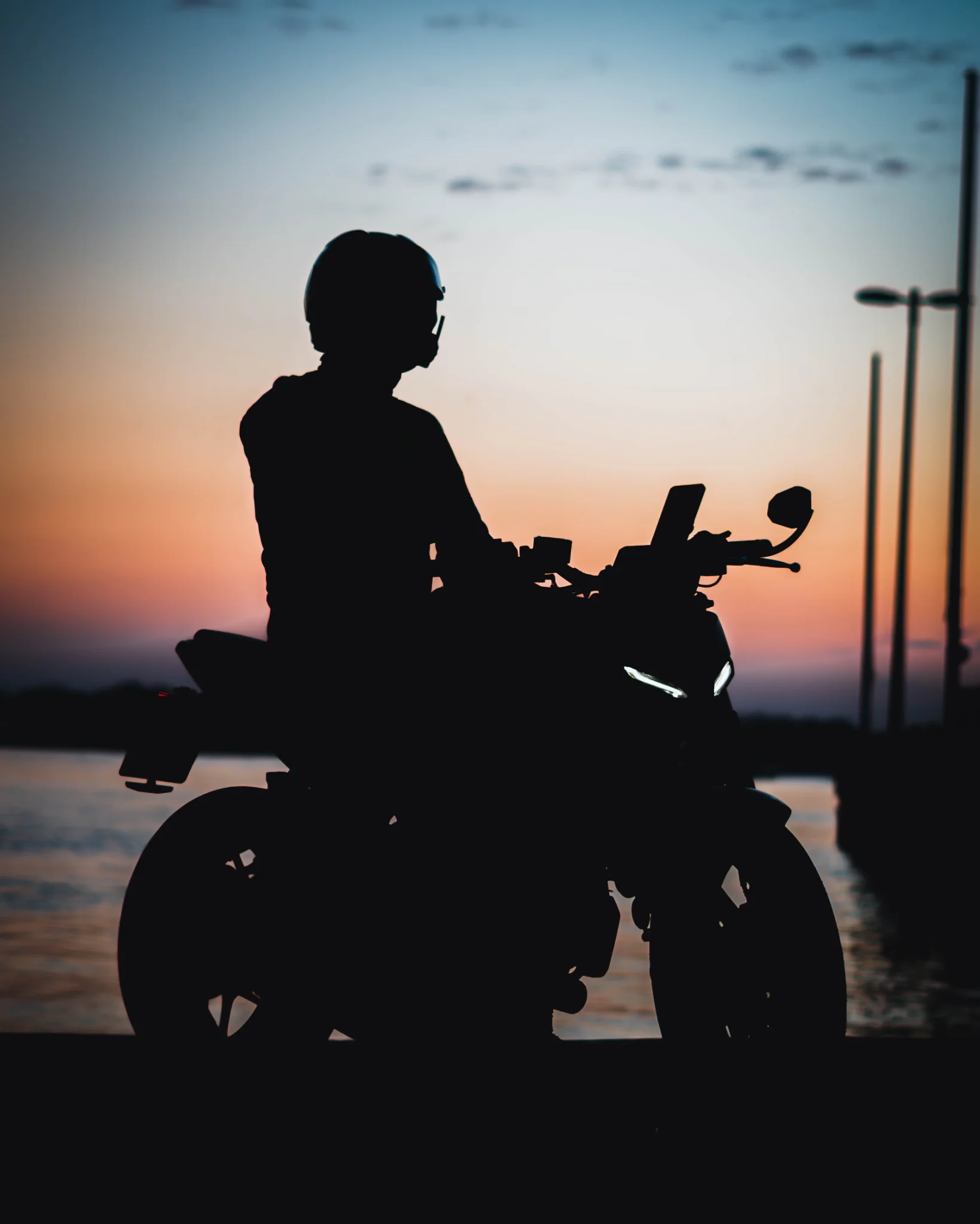 Yamaha MT07 — Zollenspieker - Hamburg